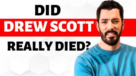 did drew scott died|property brothers brother dies.